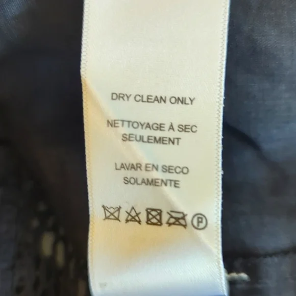 FRAME Cali Lace Popover Blouse Top V neck Black 3/4 sleeve Boho Flowy Fit L - Picture 13 of 14